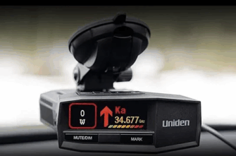 Radar detector for car. Radar detection for speed detection.