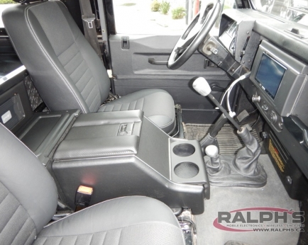 Land Rover Defender - Custom Audio Upgrade - Ralphs Radio Ltd.